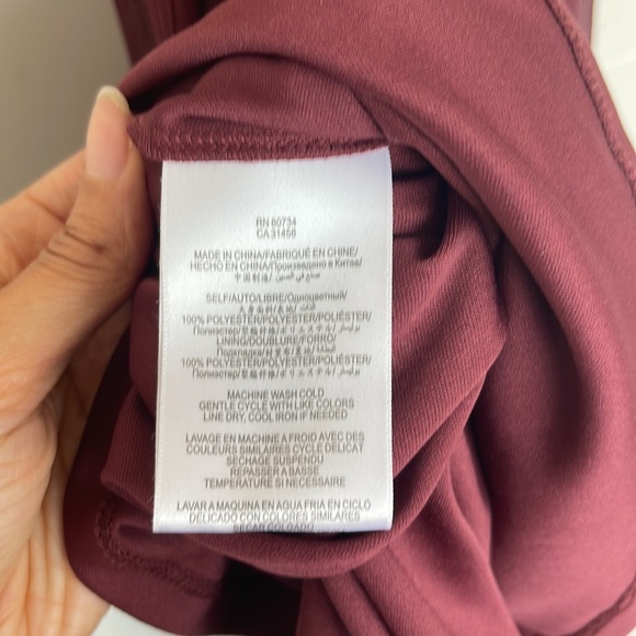 Max and Cleo Burgundy Formal / Prom Strapless Dress Size 2 NWOT - Picture 6 of 6